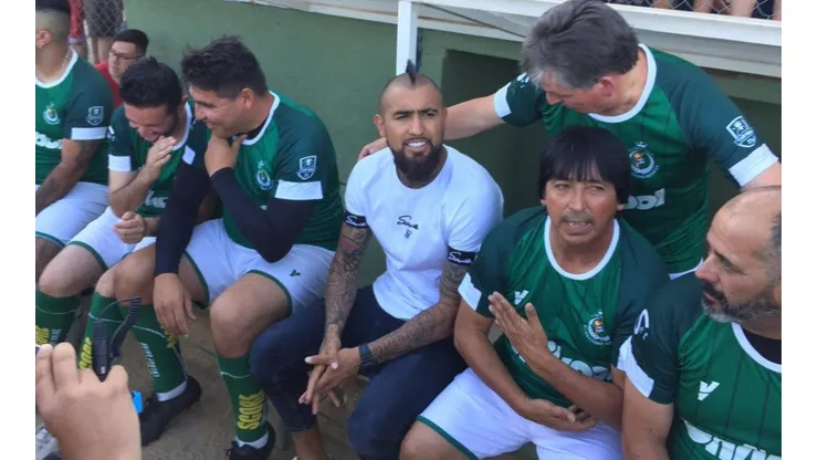 Vidal en la despedida de Rodolfo Madrid