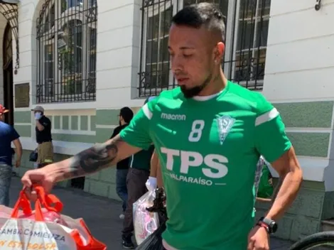 Jugadores de Wanderers ayudan a los damnificados de Valparaíso