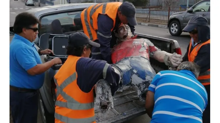 La imagen de la estatua