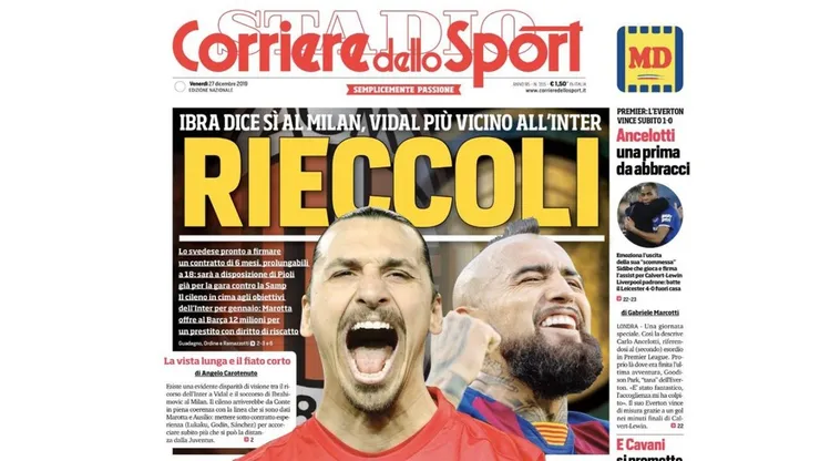 Vidal... entre Barcelona, Inter y la Juventus.