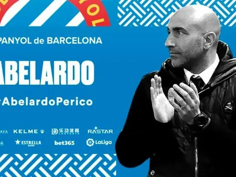 Abelardo debuta en la banca de Espanyol ante Barcelona