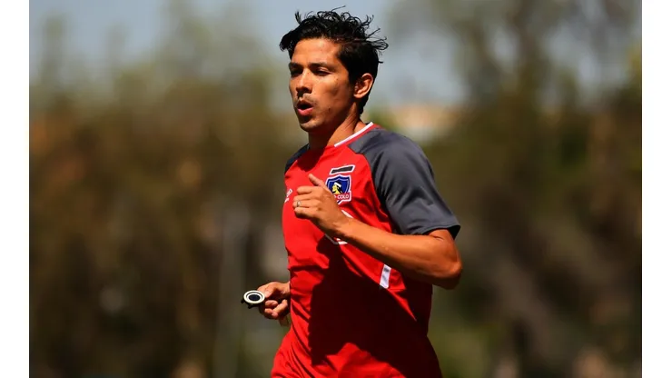 El primer entrenamiento de Matías en su regreso a Colo Colo.