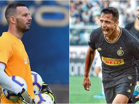 Handanovic no se olvida de Alexis: "Quiero verlo junto a Lukaku y Lautaro"