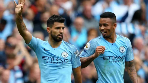 Sergio Agüero es el goleador histórico del Manchester City y Gabriel Jesús, su sustituto