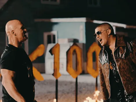Stone Cold le da una paralizadora a Bad Bunny en su nuevo video musical