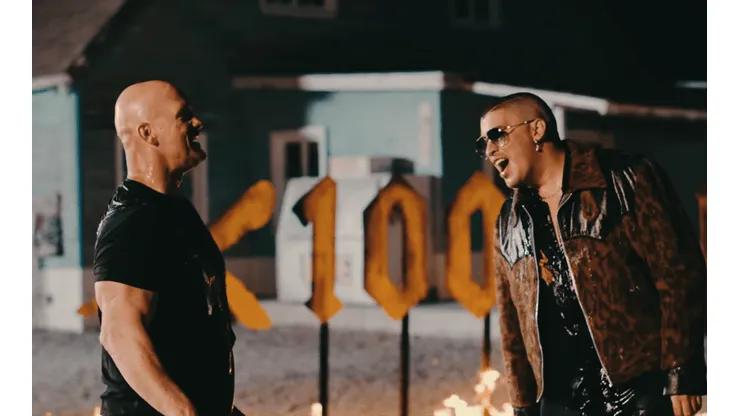 Stone Cold le da una paralizadora a Bad Bunny en su nuevo video musical
