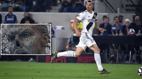 Desconocidos vandalizan otra vez estatua de Zlatan Ibrahimovic