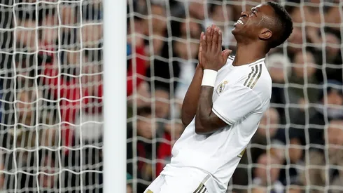 Vinicius Junior se lamenta en el 0-0 del Real Madrid ante el Athletic Club.