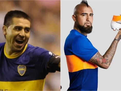 El sueño de Juan Román Riquelme: Arturo Vidal con la camiseta de Boca