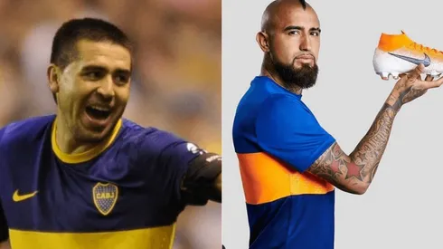 El sueño de Juan Román Riquelme: Arturo Vidal con la camiseta de Boca