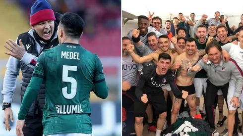 Medel se calentó con su DT, pero todo quedó ahí.