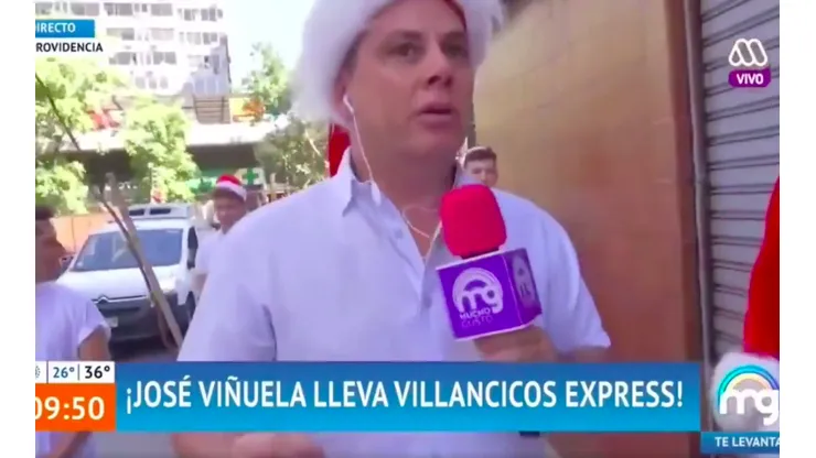 Viñuela casi fue agredido al aire