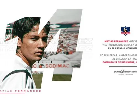 En vivo | Colo Colo presenta a Matías Fernández