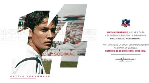 Colo Colo presenta al 14 "a la europea".