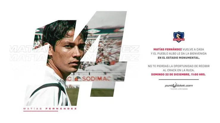 Colo Colo presenta al 14 "a la europea".