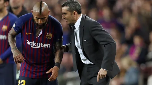 Valverde se mosquea cuando le preguntan por la continuidad de Vidal: "Arturo es un jugador nuestro"
