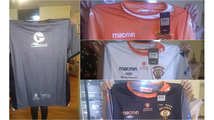 Las camisetas de Cobreloa 2020.