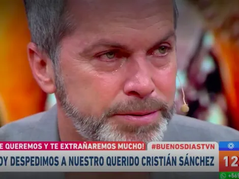 Sánchez llora a la salida de "Buenos Días a Todos"