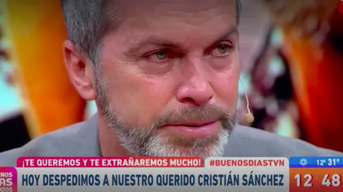 Sánchez llora a la salida de "Buenos Días a Todos"