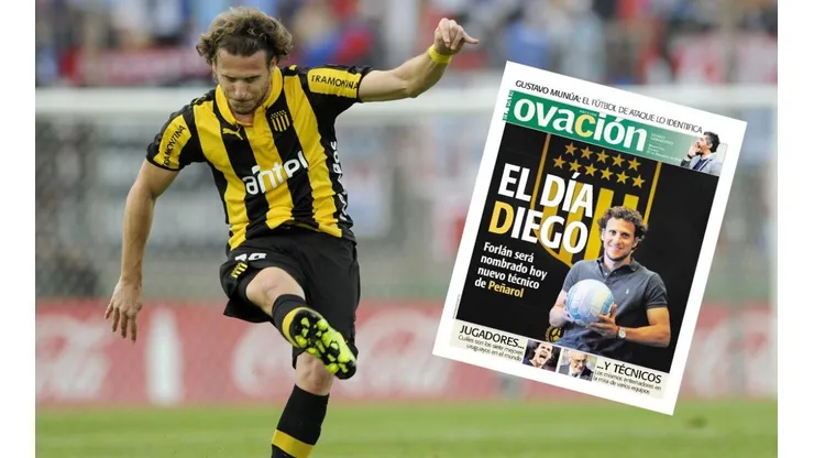 Diego Forlán, a nada de ser el próximo DT de Peñarol.