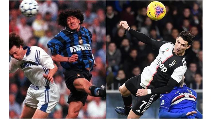 Tuvo que venir Cristiano Ronaldo para superar a Iván Zamorano como el rey de los aires. Dos cracks