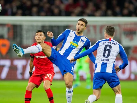 El Leverkusen y Aránguiz se estancan: derrota contra Hertha
