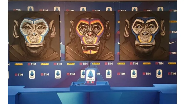 Las pinturas de unos monos contra el racismo dejaron la batahola en la liga italiana
