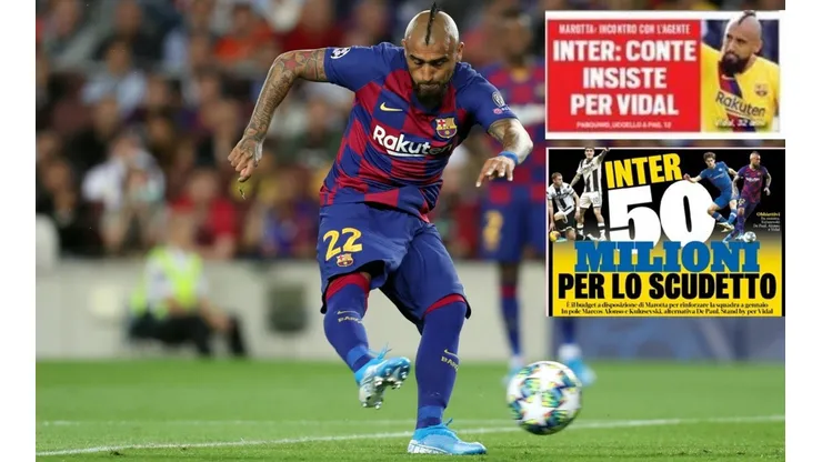 La prensa italiana está preocupada por Arturo Vidal y el clásico del fútbol español