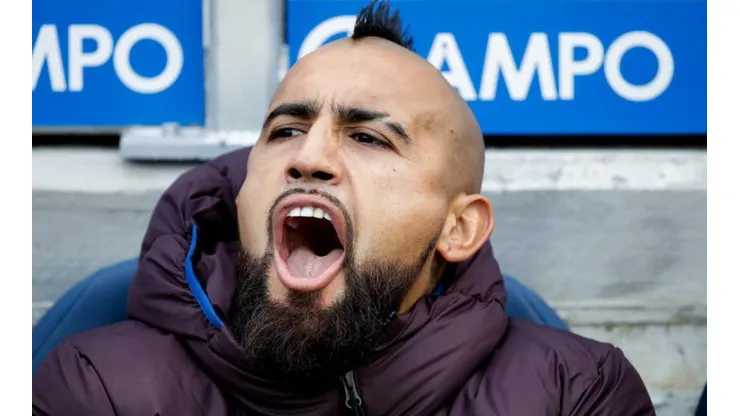 Vidal se retiró antes del término del entrenamiento de Barcelona, en protesta por su suplencia ante Real Madrid
