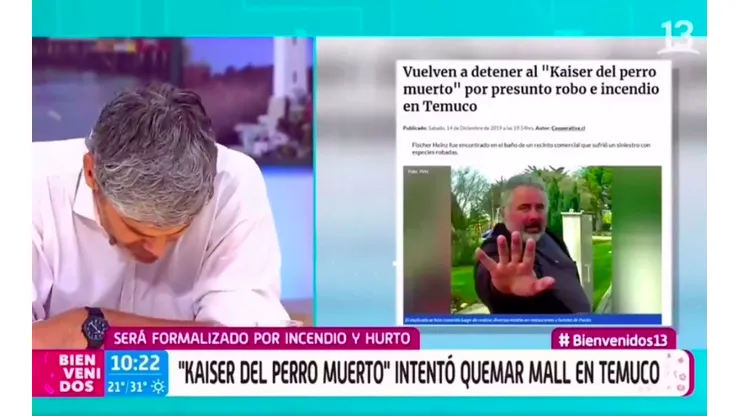 Guarello hizo dura crítica a los contenidos de "Bienvenidos" en medio del programa