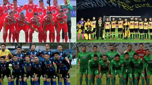 Los cuatro chilenos clasificados a la Copa Sudamericana.