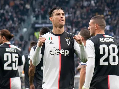 CR7 adelanta a la Juve con un doblete en el primer tiempo