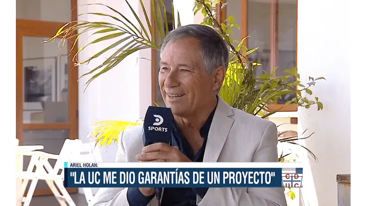Ariel Holan manifestó su optimismo de cara a su primer desafío en el fútbol chileno