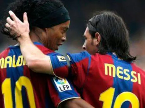Ronaldinho se la juega a medias: "Lionel Messi es el mejor futbolista de su época"
