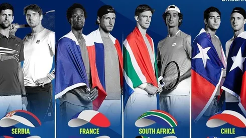 Chile comparte el grupo A de la nueva ATP Cup que tiene como punto de partida de la temporada 2020 en Australia.
