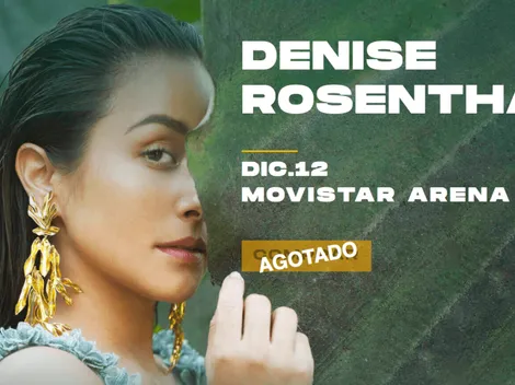 Denise Rosenthal agota su show en el Movistar Arena