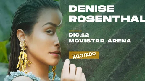 Denise Rosenthal agota su show en el Movistar Arena