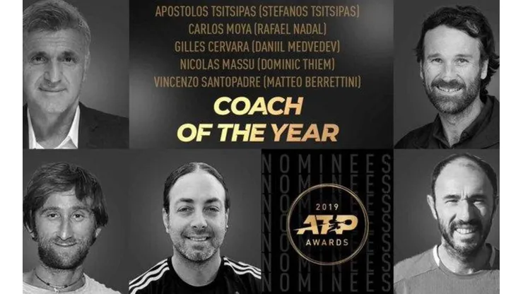 Nicolás Massú es nominado por la ATP a mejor entrenador del año
