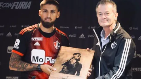 Ignacio Jeraldino es presentado como refuerzo del Atlas: "Tiene la garra que buscamos en esta institución"