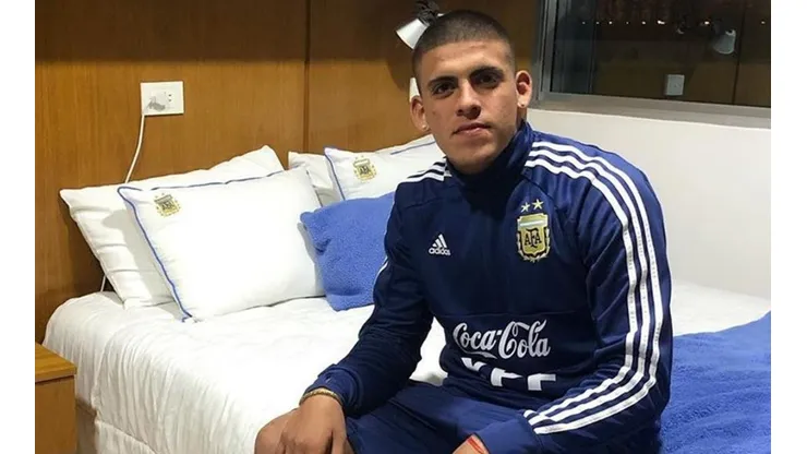 Brandon Cortés ya estuvo en la Albiceleste juvenil.