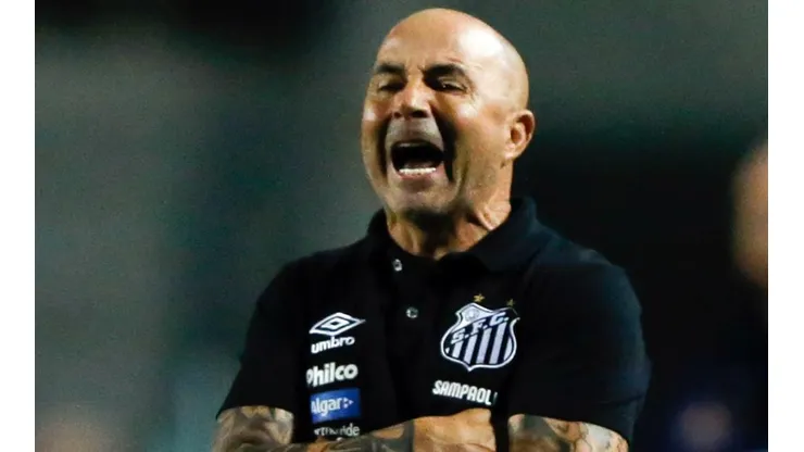 Sampaoli se agarró con el Santos.