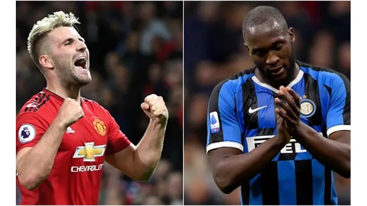 Luke Shaw troleó a Romelu Lukaku en Twitter