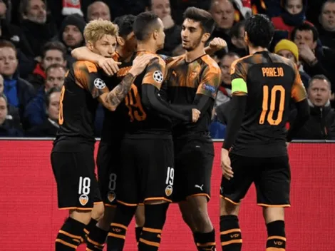 Ajax cae ante el Valencia y queda eliminado de la Champions