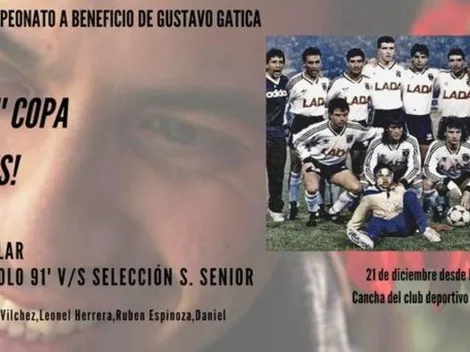 Plantel de Colo Colo 91' compite en torneo a beneficio de Gustavo Gatica