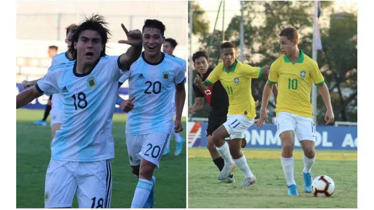 Argentina y Brasil definen al campeón del Sudamericano Sub 15 de Paraguay.