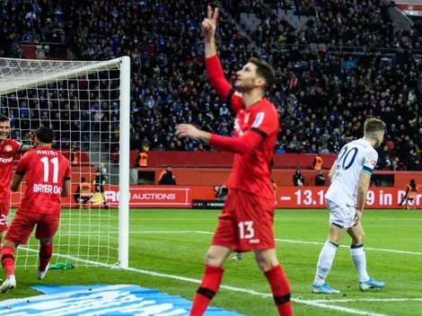 Tremenda jugada y asistencia de Aránguiz en triunfo del Bayer contra Schalke