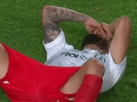 El peor final: Gallegos se lesiona feísimo y explota en llanto