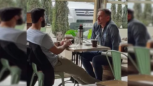 Johnny da un paso a Everton y es visto conversando con Dalsasso.