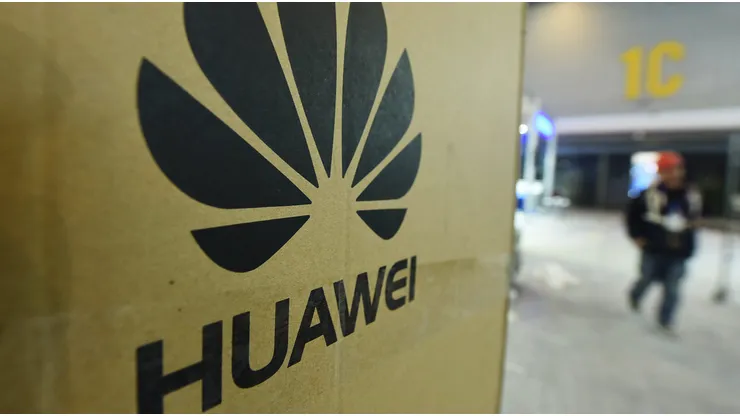 HANGZHOU, CHINA - DECEMBER 05: Workers set up the Huawei booth before the 2nd Zhejiang International Intelligent Transportation Industry Expo on December 5, 2019 in Hangzhou, Zhejiang Province of China. The expo will be held in Hangzhou from December 6 to 8. (Photo by Long Wei/VCG via Getty Images)