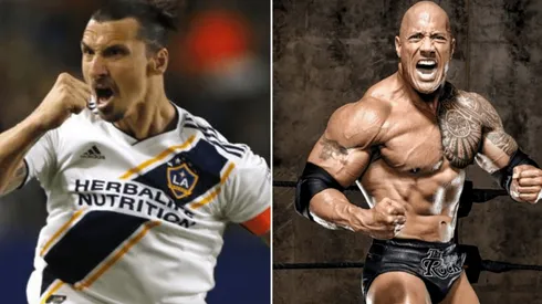 La última locura de Zlatan: Quiere actuar con La Roca "para romperle la cara"